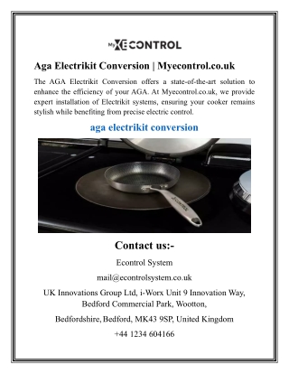 aga electrikit conversion myecontrol co uk