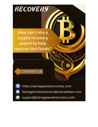 CONTACT AN ETHEREUM AND USDT RECOVERY EXPERT-REACH OUT TO SALVAGE ASSET RECOVERY
