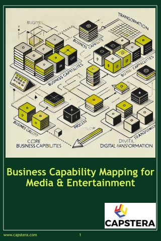 business capability mapping for media