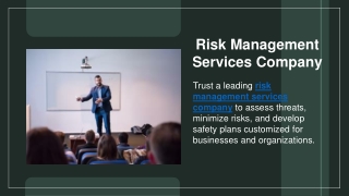 Risk Management Services Company