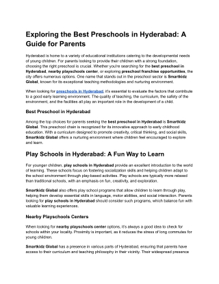 Exploring the Best Preschools in Hyderabad_ A Guide for Parents.docx