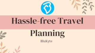 hassle free travel planning blukyte