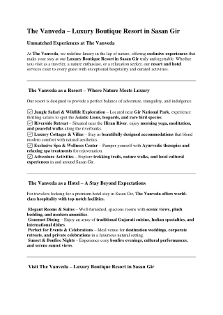 The Vanveda Blogs