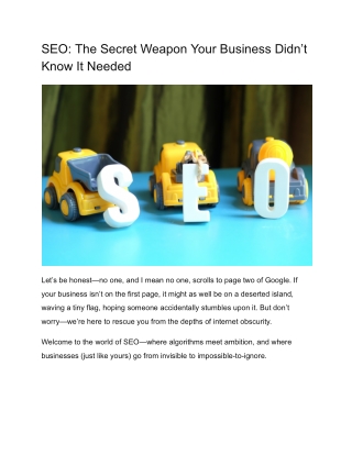 How SEO Can Increase Your Website’s Visibility and Credibility