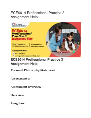 ECE6014 Proffessional Practice 3 Assignment Help