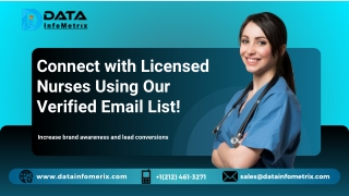 NURSES EMAIL LIST - Connect with Licensed Nurses Using Our Verified Email List