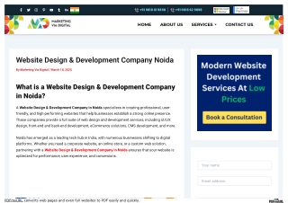 Website Design & Development Company Noida