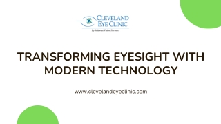 transforming eyesight with modern technology
