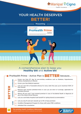 Secure full coverage with ManipalCigna’s critical illness insurance.