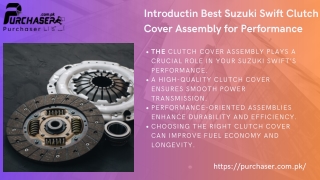 introductin best suzuki swift clutch cover