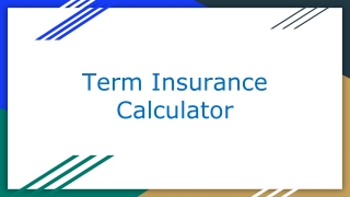TERM INSURANCE CALCULATOR ONLINE 2025 | HDFC LIFE