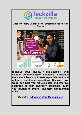 Odoo Inventory Management - Streamline Your Stock Control