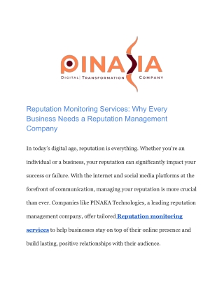 reputation monitoring services why every business