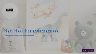 Shop Photo Frames in Singapore: Elevate Your Home Décor with Kaose