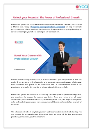 How Professional Growth Can Help You Grow Your Career?