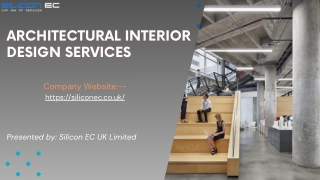 Architectural Interior Design Services in Manchester, UK