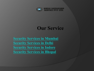 Security Services