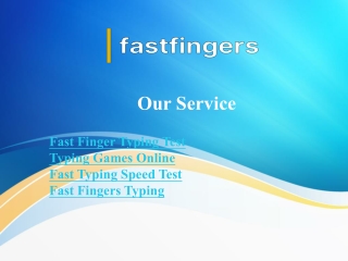 our service