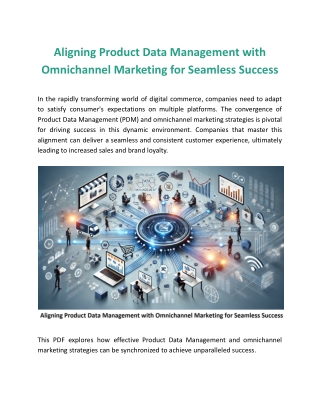 Aligning Product Data Management with Omnichannel Marketing for Seamless Success