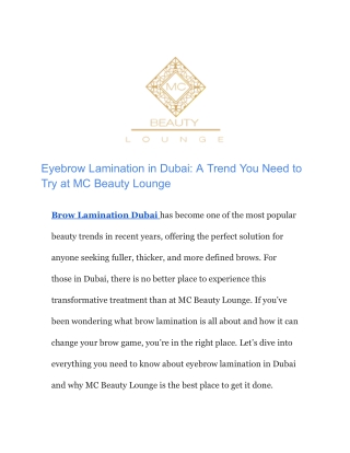 Best Nail Salons in Dubai for Expert Nail Care and Services