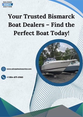 Your Trusted Bismarck Boat Dealers – Find the Perfect Boat Today!