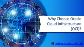 why choose oracle cloud infrastructure oci