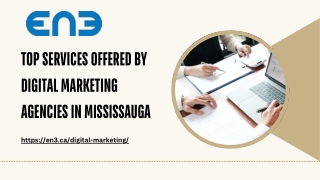 Top Services Offered By Digital Marketing Agencies In Mississauga