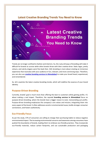 Latest Creative Branding Trends You Need to Know