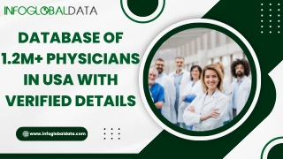 Unlock Your Marketing Potential with Verified Physicians Contact Lists