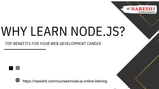 Why Learn Node.js? Top Benefits for Your Web Development Career