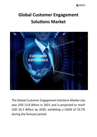 Customer Engagement Solutions Market
