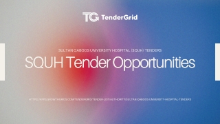 SQUH Tender