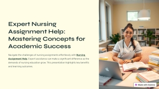 Expert Nursing Assignment Help Mastering Concepts for Academic Success
