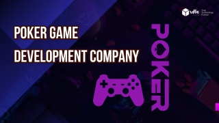poker game development company development company