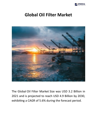 Global Oil Filter Market