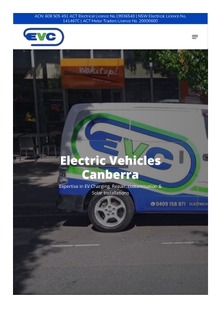 Electric Vehicle Repair Canberra