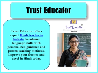 Top Hindi Teacher in Kolkata for Quality Learning