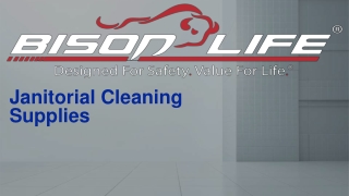 Best Janitorial Cleaning Supplies by Bison Life