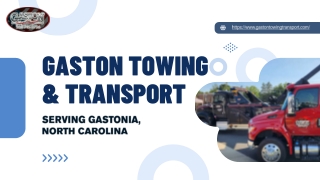 Get Back on the Road with a Tow Truck Near Me in Gastonia