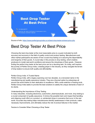 source of info https www perfectgroupindia