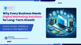 Why Every Business Needs Digital Marketing Solutions for Long-Term Growth