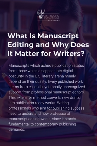 what is manuscript editing and why does it matter