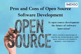 pros and cons of open source software development