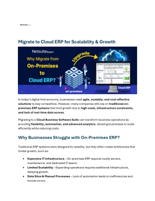migrate to cloud erp for scalability growth