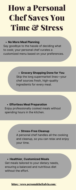 how a personal chef saves you time stress