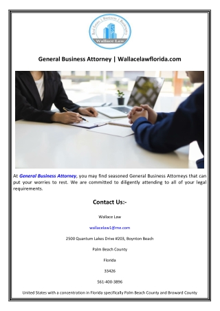 general business attorney wallacelawflorida com