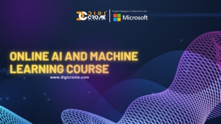 Expert-Led Online AI and Machine Learning Course