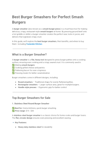 burger smasher