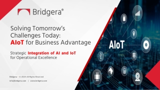 solving tomorrow s challenges today aiot
