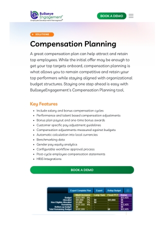 Compensation Planning Tools